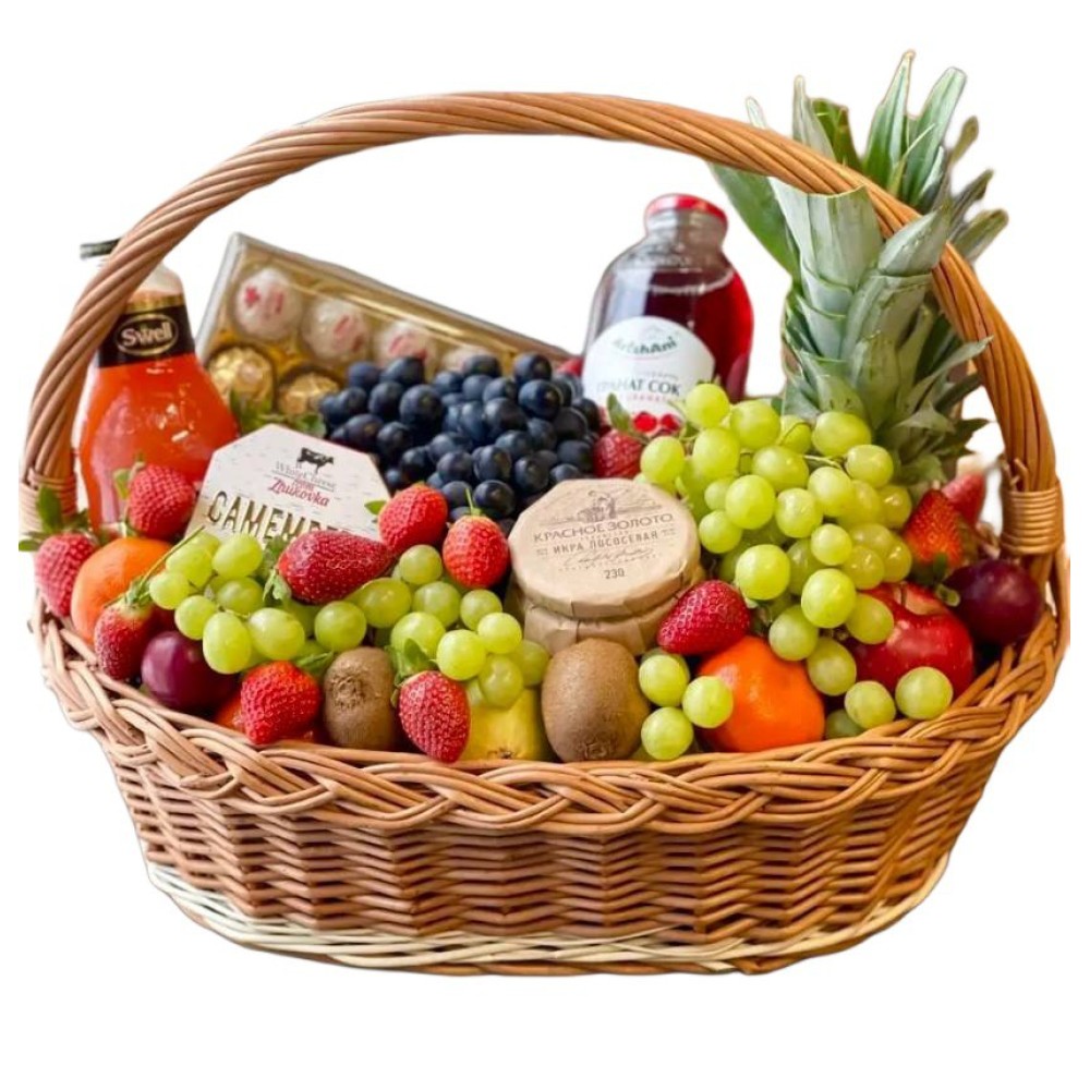 "Fruits and sweets" basket