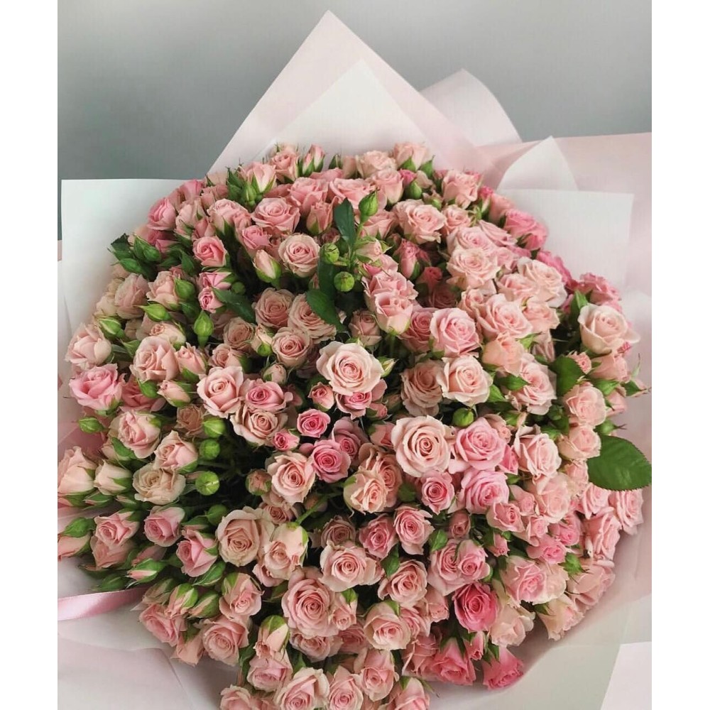 Bouquet of 101 cream roses